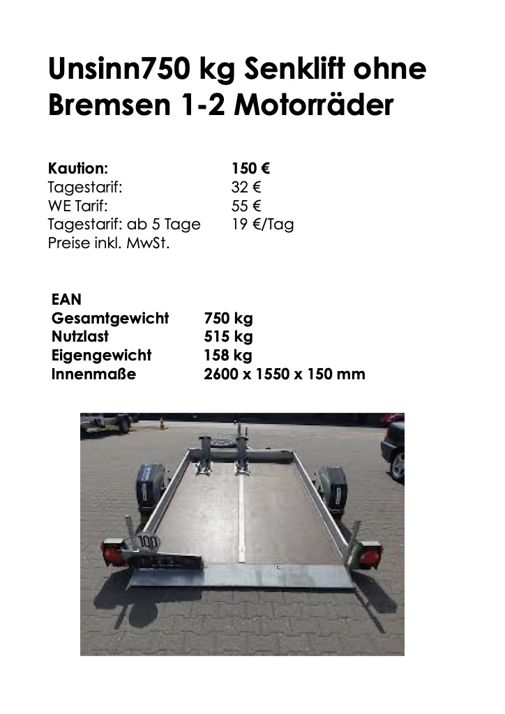 Unsinn750kg